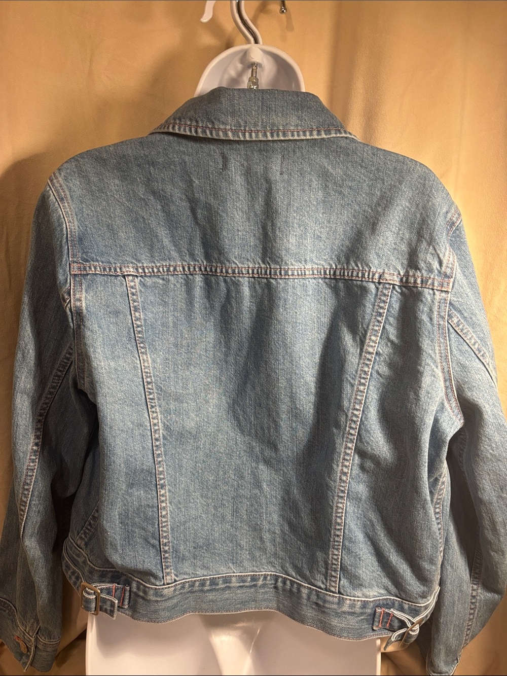 Madewell Western Edition Rare Crop Light Blue Denim Jacket - Picture 7 of 9